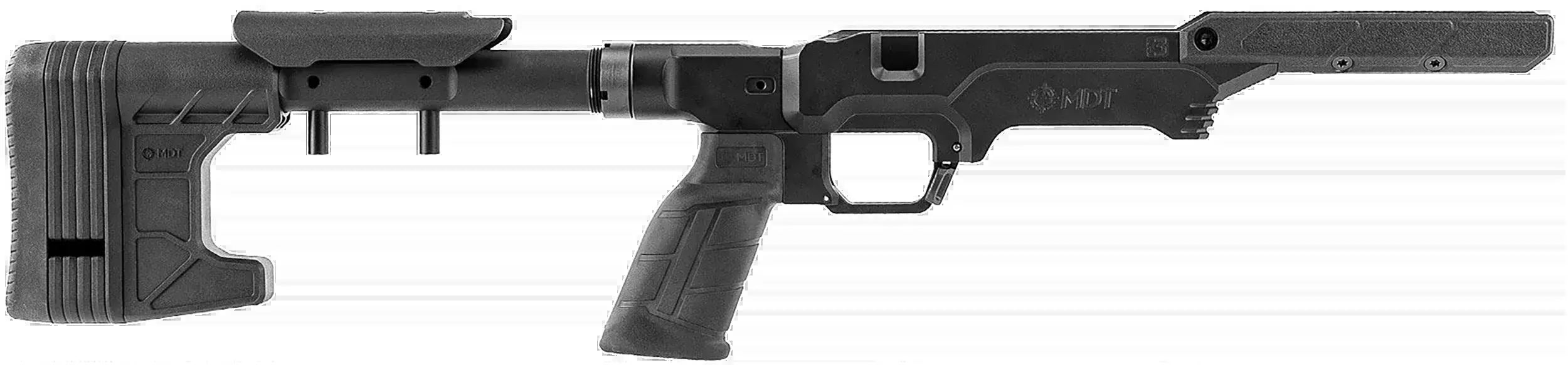 MDT The Worker LSS Gen3 Rifle Chassis System, Black for Tikka T3/T3X Short Action 114640BLK