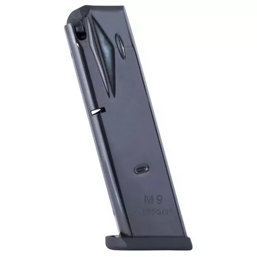 MEC-GAR MGPB9215P Beretta9mm Luger Beretta 92FS, M9 15rd Black Phosphate Detachable