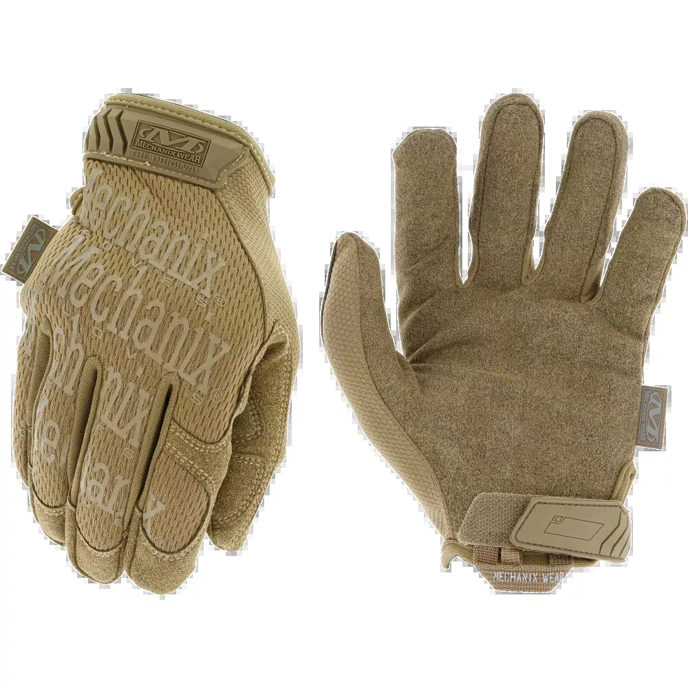 Mechanix Wear Original Coyote Synthetic Leather Small Tactical Gloves