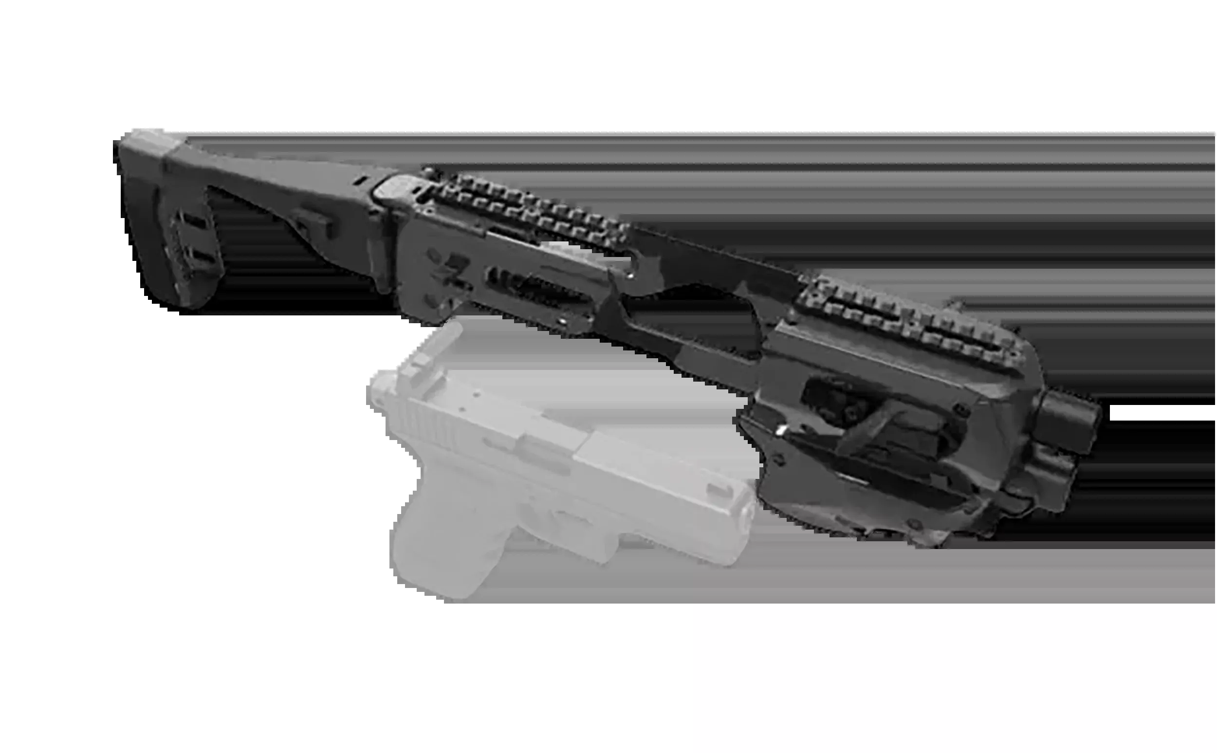 Meta Tactical MCK Gen 3 Micro Conversion Kit for Glock, Black Synthetic Stock, MCKGEN3