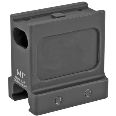 Midwest Industries Aimpoint T1/T2 NV-Height Mount - Black Anodized Aluminum, Fits Aimpoint T-1