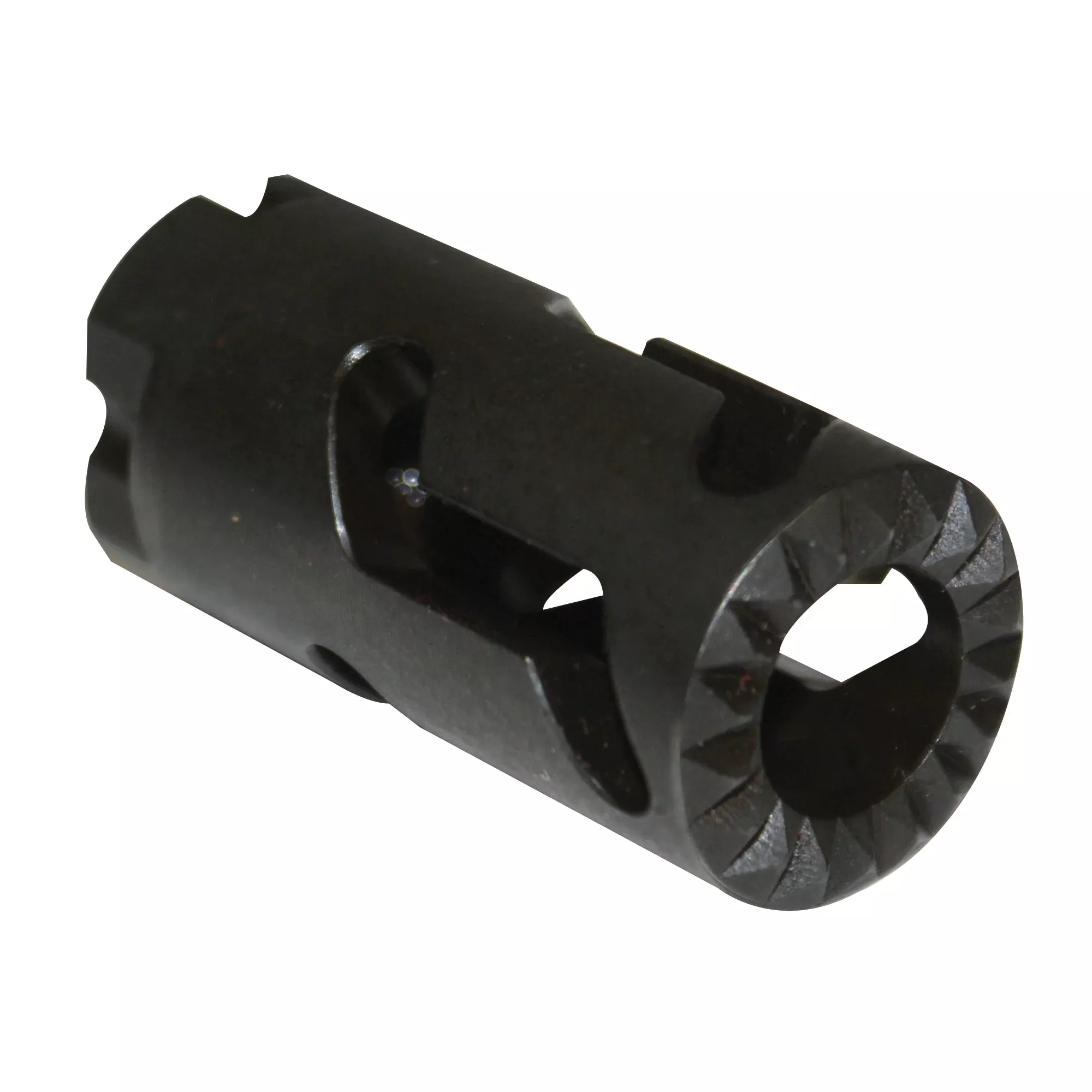Midwest Industries AK Flash Hider and Impact Device, 4140 Steel, M14x1.0 LH, MI-AKFH1