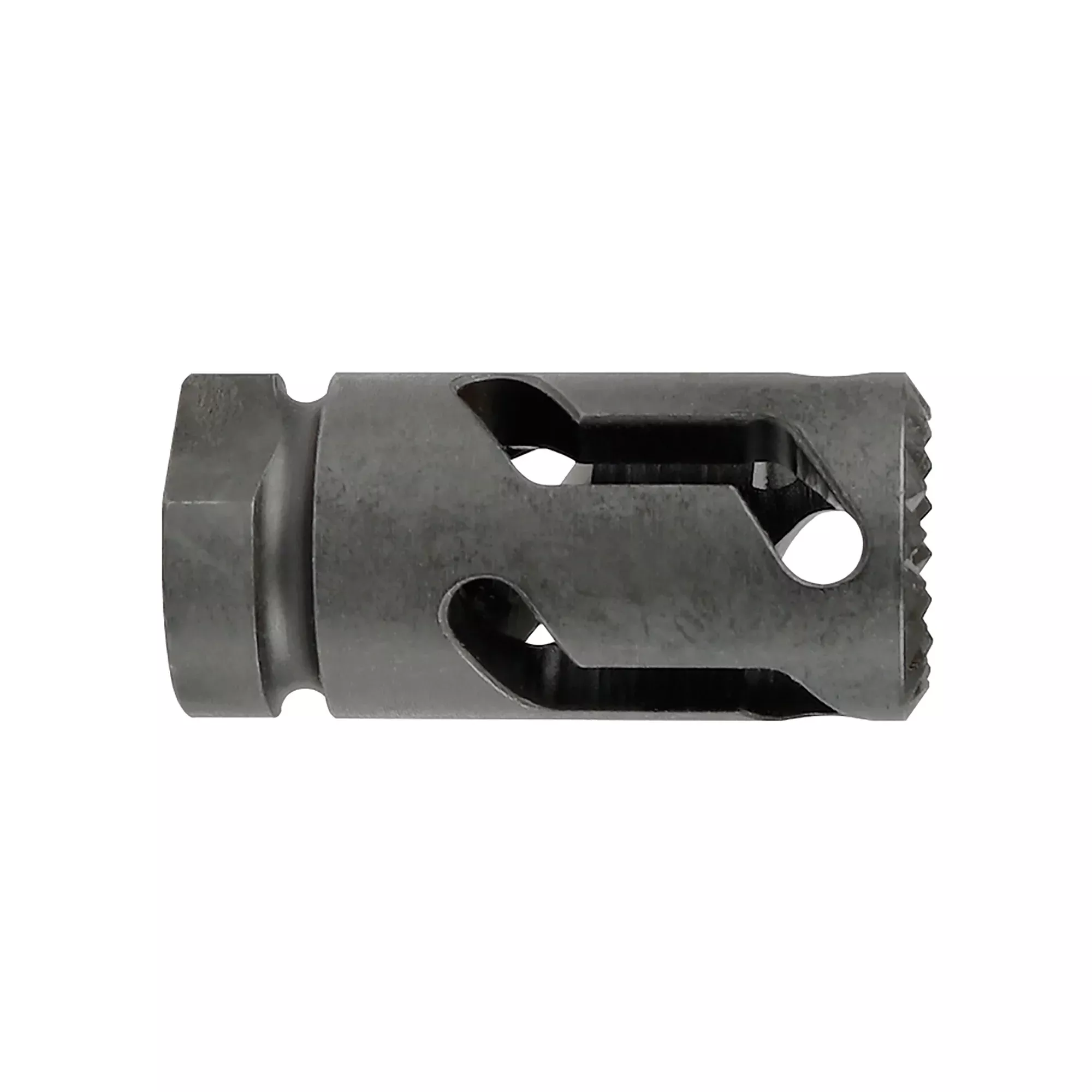 Midwest Industries AR-15 Flash Hider/Impact Device, Tool Steel, 1/2x28 Threads MI-ARFH1