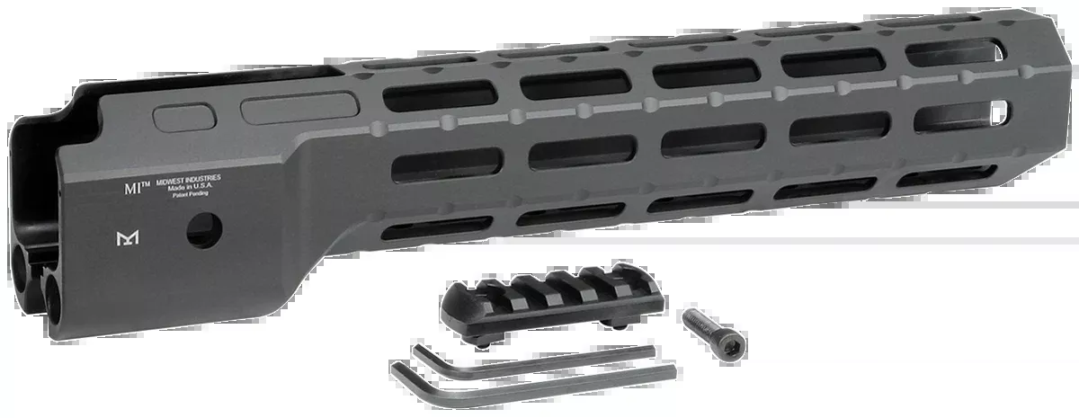 Midwest Industries Combat Ruger PC9 12" M-LOK Free-Float Handguard - Black