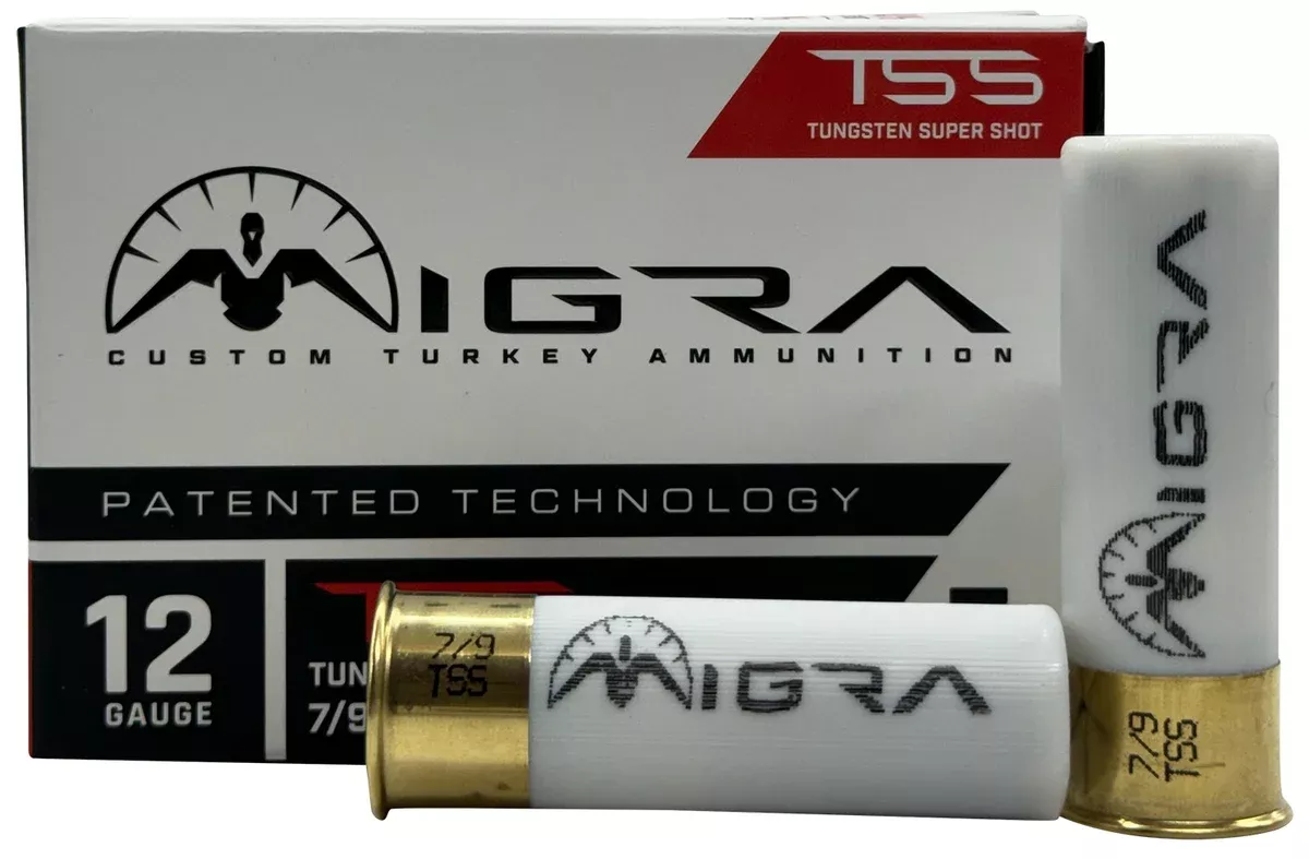 Migra Ammunitions T1279200 TSS Turkey12Gauge 3" 2oz 7/9Shot 5 Per Box/10 Case