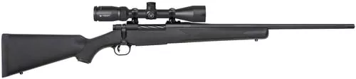 Mossberg 28054 Patriot25-06 Rem Caliber with 5+1 Capacity, 22" Fluted Barrel, Matte Blued Metal Finish & Black Synthetic Stock Right Hand (Full Size) Includes Vortex Crossfire II 3-9x40mm Scope