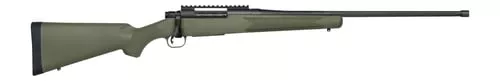 Mossberg 28223 Patriot6.5 PRC 4+1 24" Matte Blued Fluted Threaded Barrel, OD Green Synthetic Stock