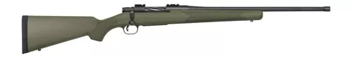 Mossberg 28225 Patriot400 Legend 4+1 20" Matte Blued Threaded Barrel, OD Green Synthetic Stock