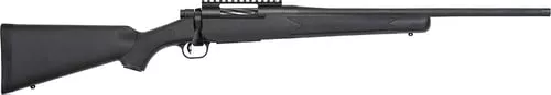 Mossberg 28233 Patriot Carbine 6.5 PRC 5+1 20" Matte Blued Threaded Bull Barrel, Matte Blued Picatinny Rail Receiver, Black Fixed Synthetic Stock