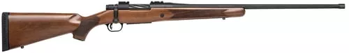 Mossberg 28236 PatriotFull Size 6.5 PRC 4+1 24" Matte Blued Fluted Threaded Barrel, Drilled & Tapped Matte Blued Stainless Steel Receiver, Walnut Fixed Stock