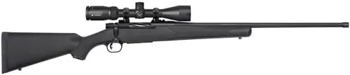 Mossberg 28244 Patriot w/Optic 6.5 PRC 4+1 24" Matte Blued Fluted Threaded Barrel, Matte Blued Drilled & Tapped Receiver, Fixed Black Synthetic Stock, Vortex Crossfire II 3-9x40mm