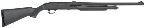 Mossberg 56424 500 Slugster 12 Gauge Pump 3" 5+1 24" Matte Blued Steel Barrel, Matte Blued Receiver, Fixed Synthetic Stock