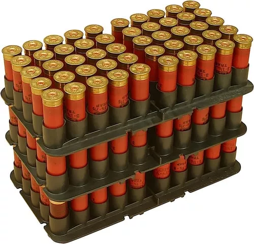 MTM Case-Gard ST2040 Shotshell TrayBlack 20 Gauge Shotgun 50rd Polypropylene