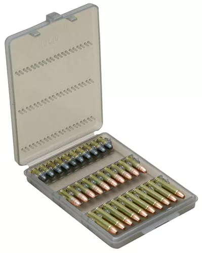 MTM Case-Gard W302241 Ammo-Wallet22 LR/17 HM2 Clear Smoke Polypropylene 30rd