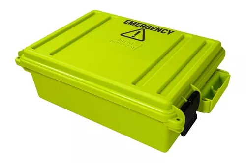 MTM EB3EMERGENCY BOX 3YLLW GRN