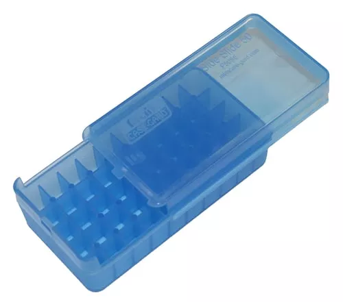 MTM P50SS-45-24 Pistol Slide Side 50 Round Box, 45 ACP, Clear Green