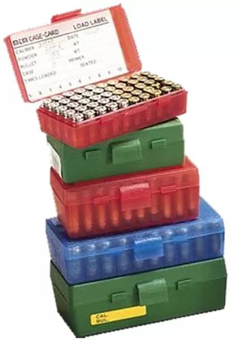 MTM PISTOL FLIPTOP 50RD BOX GRN 38SPL/35