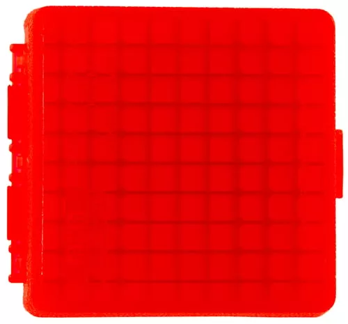 MTM Rimfire Ammo Box17 HMR/22 Mag Clear Red 100 rd.