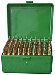 MTM RM-100-10 Case-Gard Ammo Box 100 Round Flip-Top 22-250 243 308