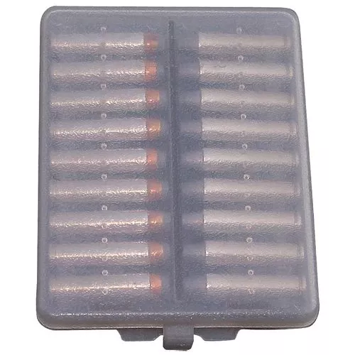 MTM W183841 Handgun Ammo Wallet38 Special,357 Mag 18 Rounds Clear Smoke Polyethylene