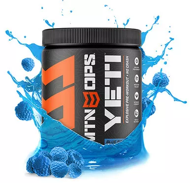 Mtn Ops Yeti Pre-Workout Powder Form with 20+ hrs Duration, 14 Grams Per Serving (1 Scoop) & 30 Servings Per Tub