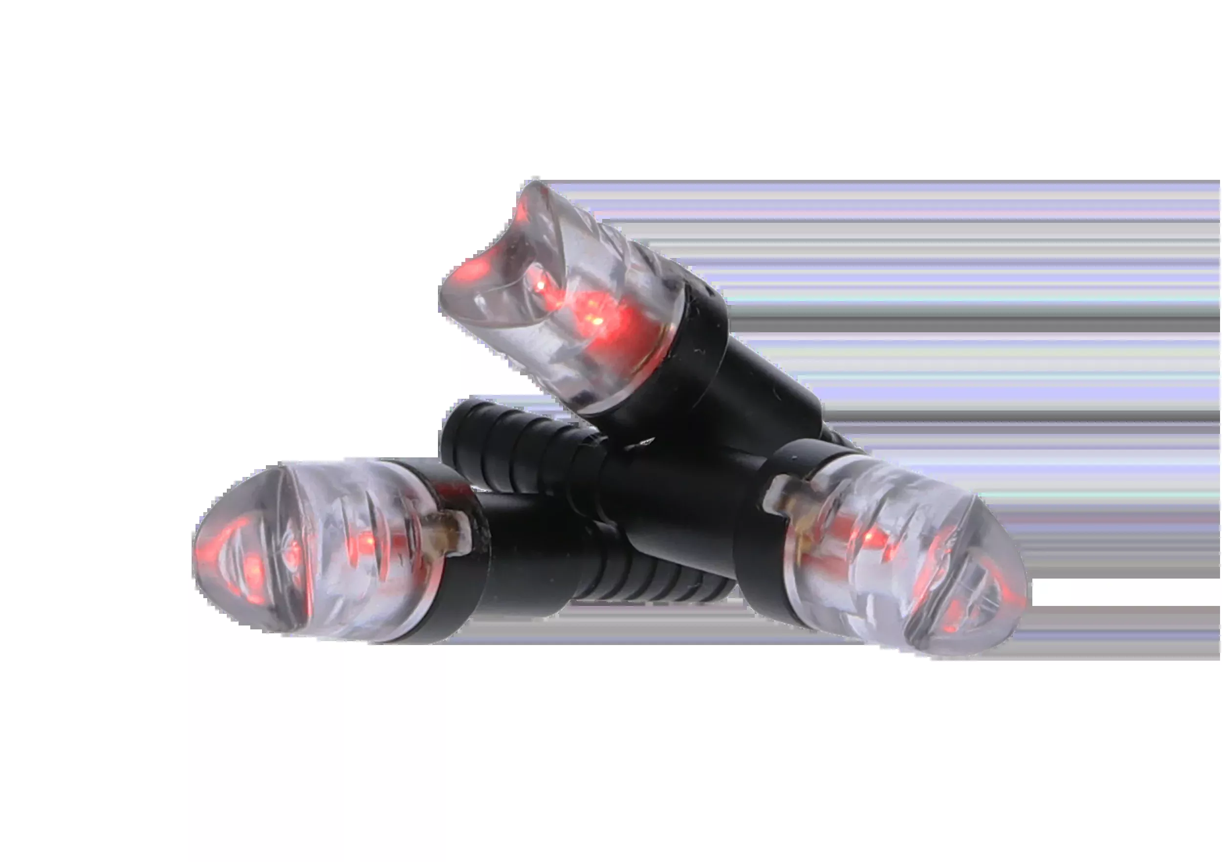 NAP Thunderglo Illuminated Nock Red LED Polycarbonate/Aluminum 6-Pack