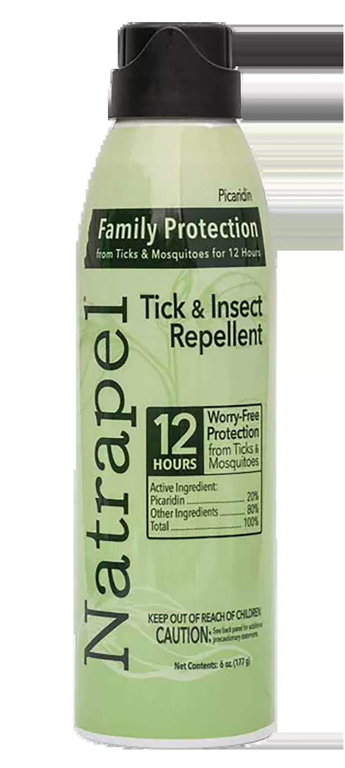 Natrapel Picaridin 20% 6 oz Aerosol Insect Repellent - 12-Hour Protection
