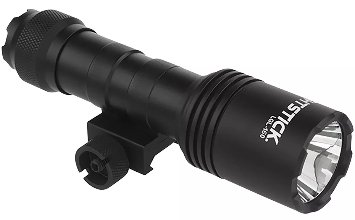 Nightstick LGL160 Full Size Long Gun Light KitBlack Anodized 1100 Lumens White LED Bulb