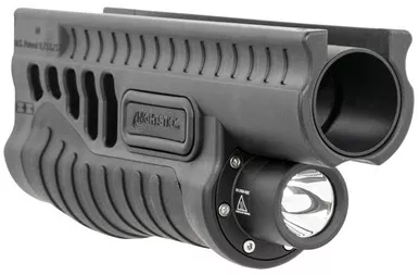 Nightstick SFL11WL SFL Black Polymer w/Over-Molded Grip 12 Gauge Mossberg 500/590/Shockwave 1200 Lumens White LED Bulb 203 Meters Beam