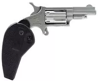 North American Arms 22llrhg Mini- Revolver 22 Lr Caliber With 1.63 " Barrel, 5rd Capacity Cylinder, Overall Stainless Steel Finish & Black Synthetic Holster Grip