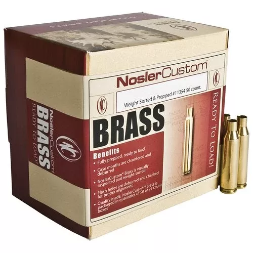 Nosler 10098 Rifle 223 Remington/5.56 NATO Brass 100 Per Box