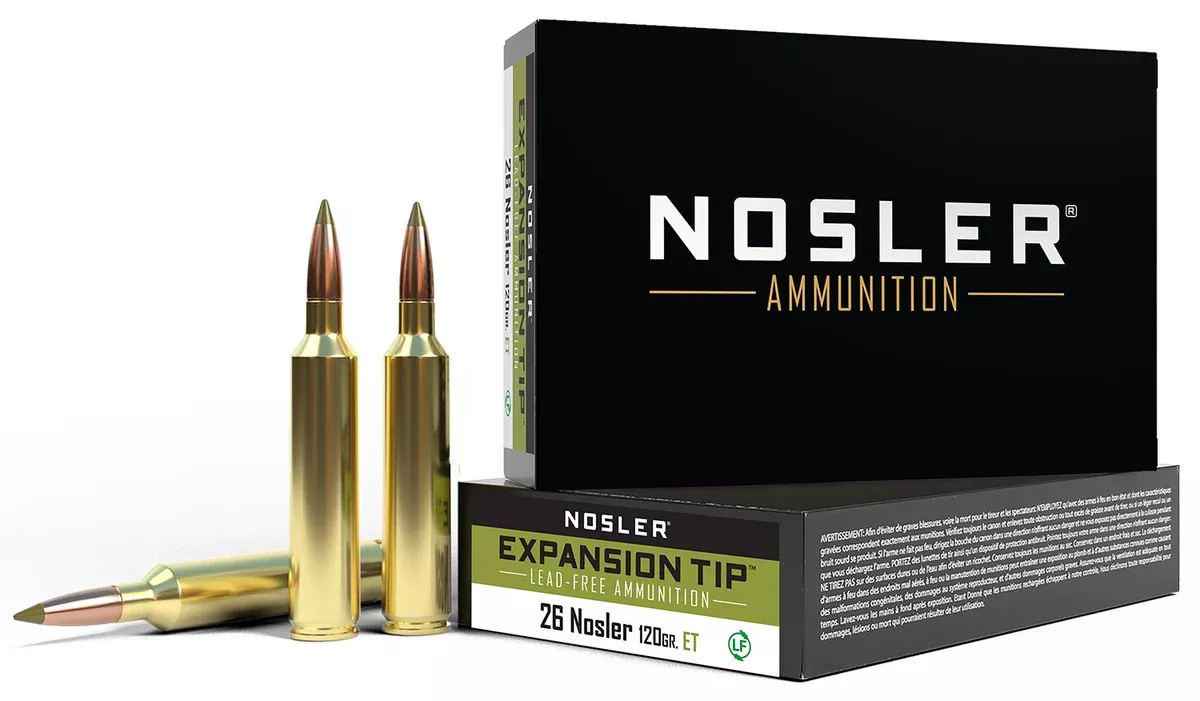 Nosler 40302 E-Tip26Nosler 120gr E Tip Lead Free 20 Per Box/10 Case