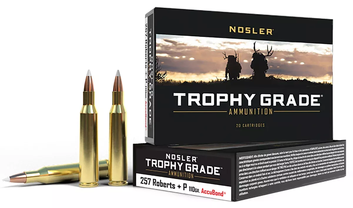 Nosler 60010 Trophy Grade257Roberts 110gr Nosler AccuBond 20 Per Box/10 Case