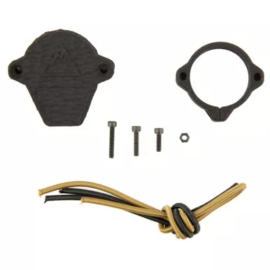 One Hundred Concepts Ruggedized LightCap Medium w/ ShockCollar Black - OHC-LCR-MD