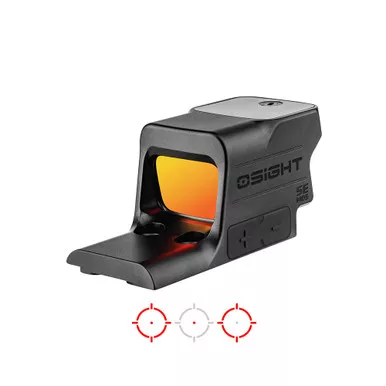 Osight SE MOS Direct Mount Enclosed Red Dot Sight Black - 21155-RED