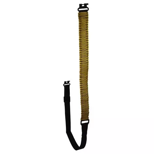 Outdoor Connection PXPBCBDS Express Sling 1" W x 46" L Adjustable Coyote Brown w/Black Strap Paracord for Rifle/Shotgun