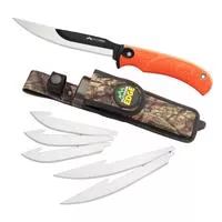 Outdoor Edge 5.0 " Razormax Fixed 5 "/ 3.5 " Fixed Blade Knife Blaze Orange