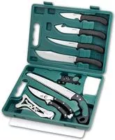 Outdoor Edge Gp1 Game Pro Game Processor Kit 420j2 Stainless Steel Black Nonslip Tpr