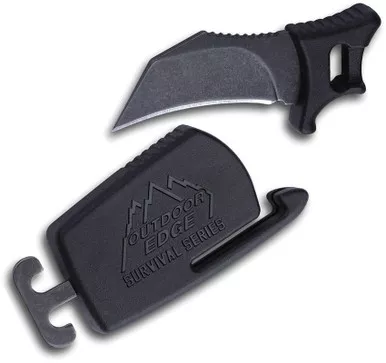 Outdoor Edge ParaClaw Knife Buckle- Survival Bracelet Buckle with Hidden Knife