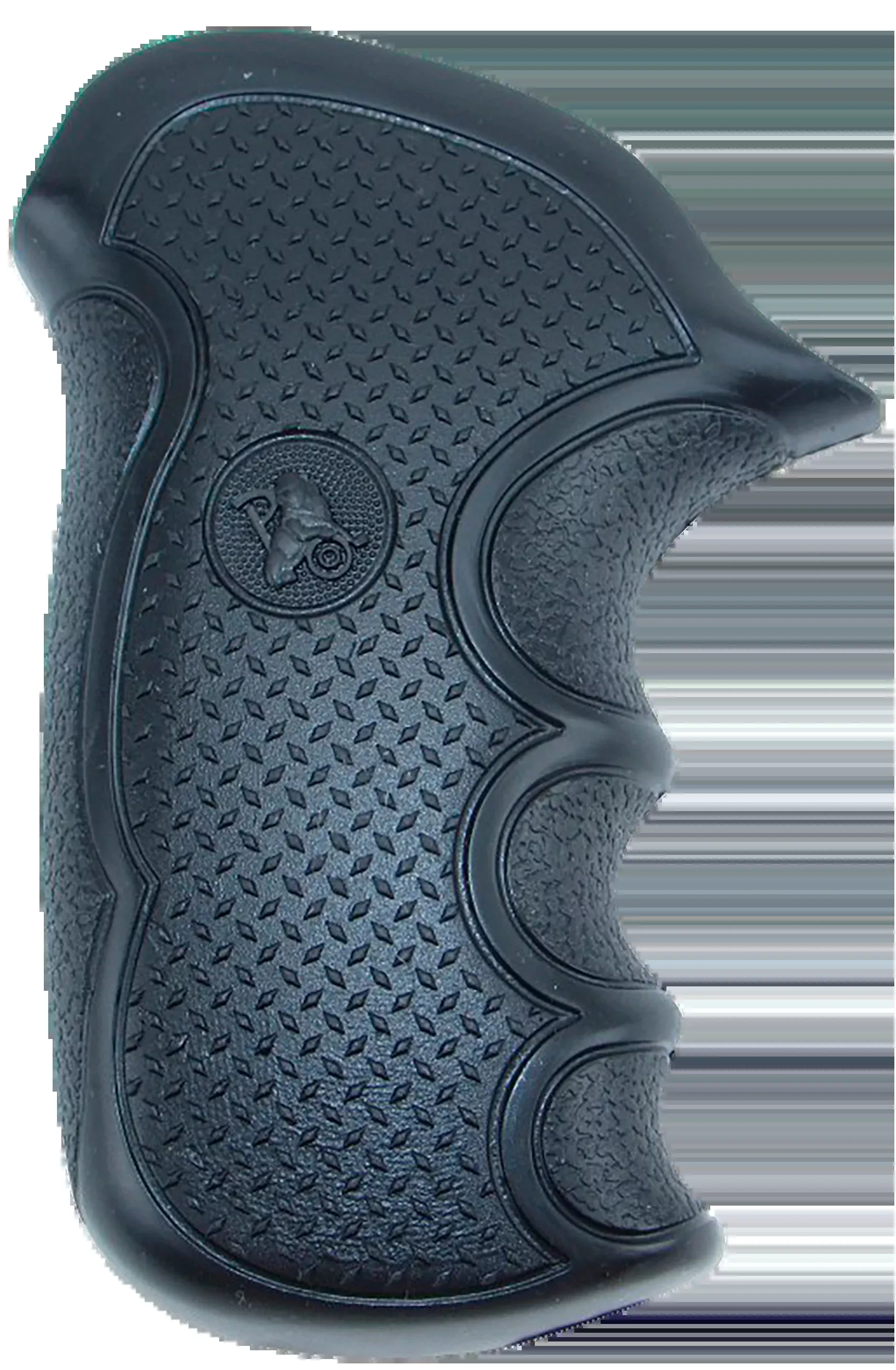 Pachmayr Diamond Pro Grip Taurus Compact Public Defender Black Rubber w/Finger Grooves