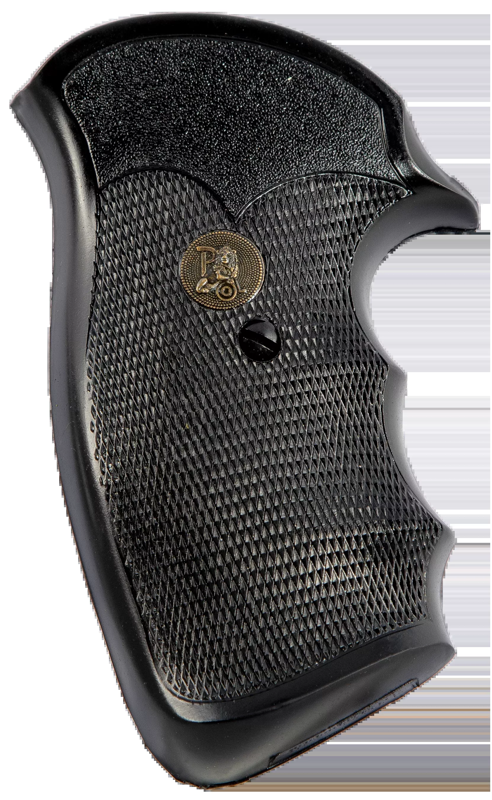 Pachmayr Gripper Pistol Grip Checkered Black Rubber w/Finger Grooves for Ruger Security-Six