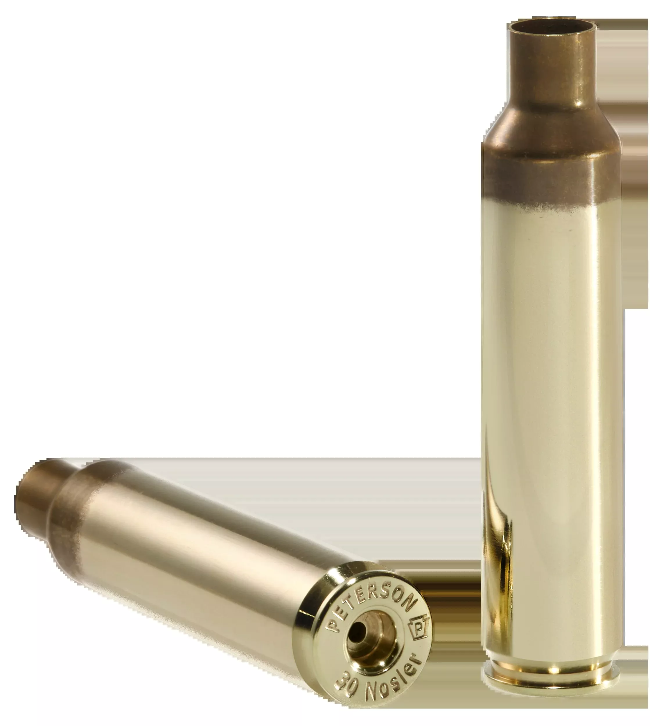 Peterson Cartridge .30 Nosler Rifle Brass Cartridge Cases, 50 Count Reloading Brass 40030-R