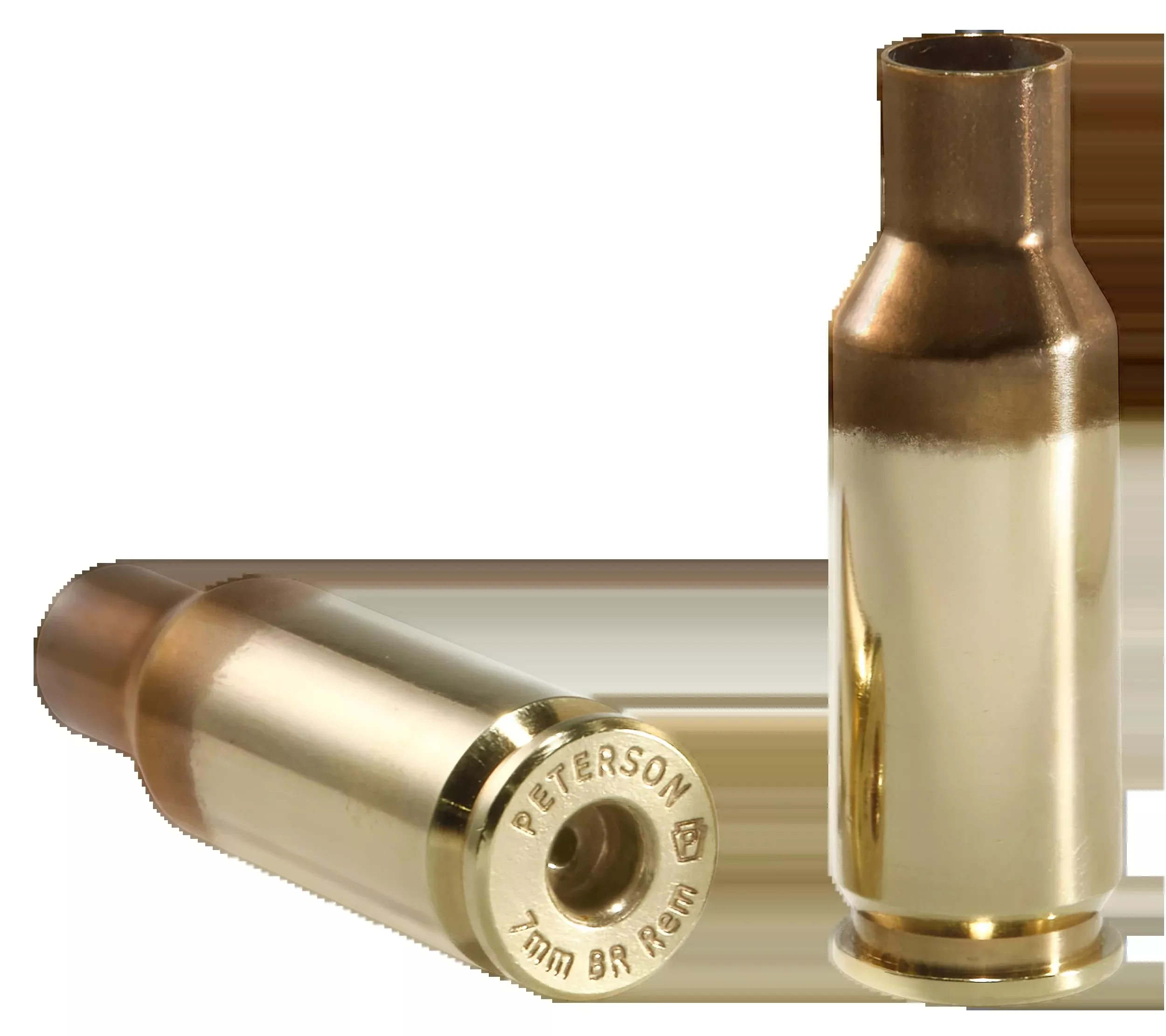 PETERSON CARTRIDGE 7mm BR Remington Reloading Brass Rifle Cartridge Cases, 250 Count 40044-P