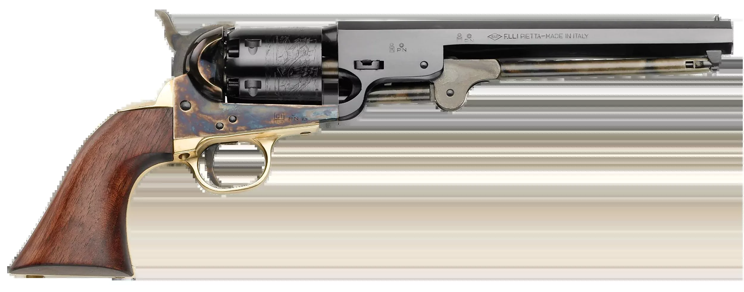 Pietta 1851 Navy 36 Cal 7.50" 6rd Black Powder Revolver