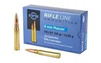 Ppu 8mm Mauser Fmj 198gr 20/200