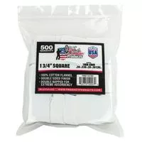 Pro- Shot 134500 Cleaning Patches 6mm/7mm- 38 Cal 1.75 " Cotton Flannel 500 Per Pkg