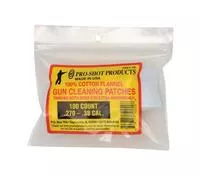 Pro- Shot Square Cleaning Patch .270-.38 Caliber 100 Count - No.102