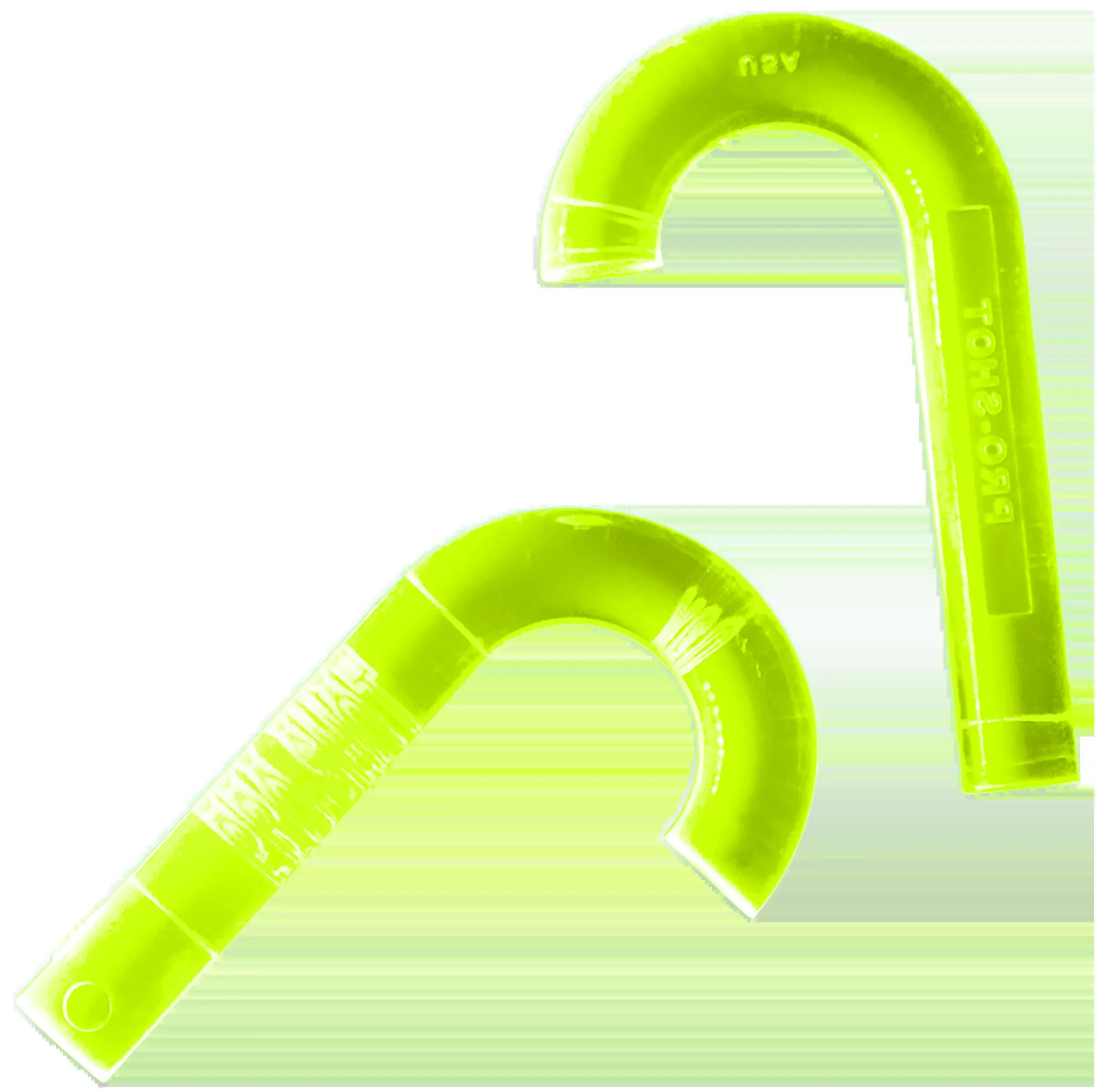 Pro-Shot UV Bore Light .22 Cal/9mm & Up Fiber Optic Illuminator Neon Green 2 Pack