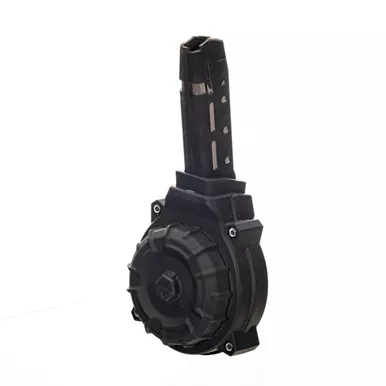 ProMag Glock 20 10MM 50 Round Drum Magazine -Fits Glock 20, Polymer, Black