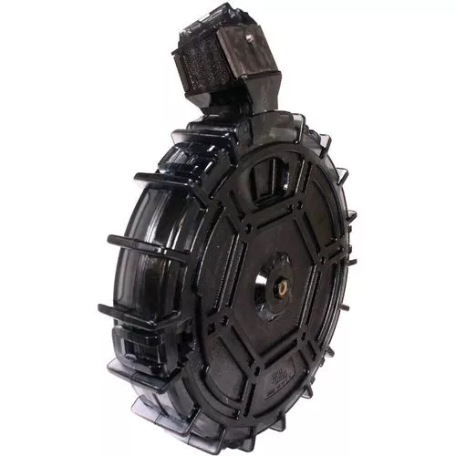 ProMag Ruger 10/22 Drum Magazine .22 Long Rifle 70 Rounds Polymer Smoke